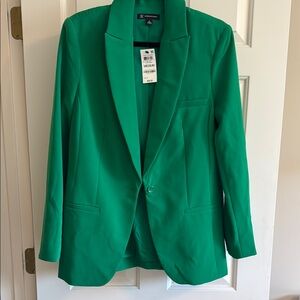 INC International Concepts Green Blazer with Notched Lapel NWT